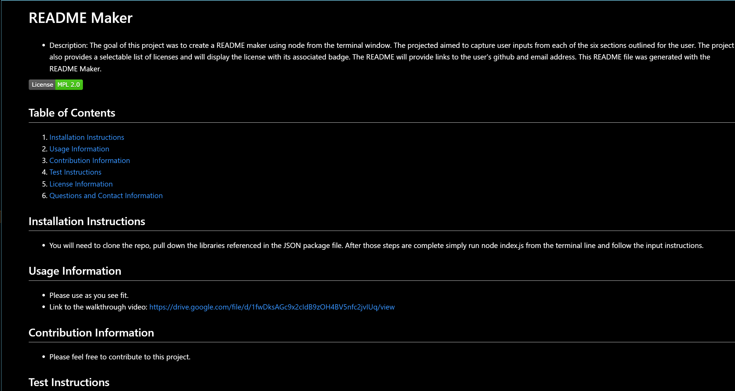README-maker